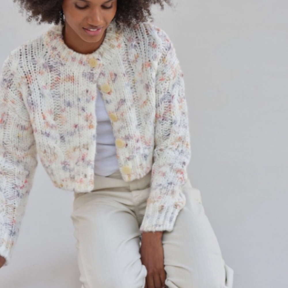 Urban Outfitters Cameron Cable Knit Cardigan